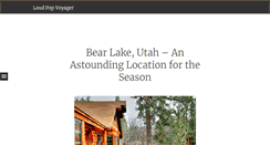 Desktop Screenshot of loudpopvoyager.com